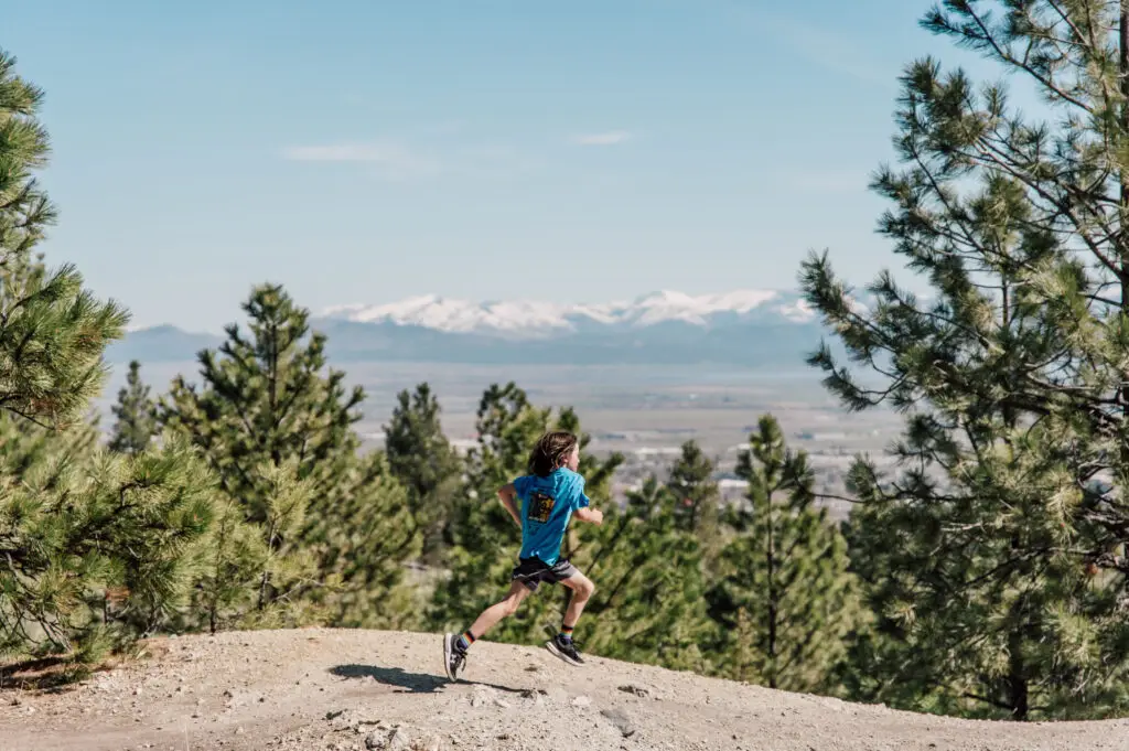 Don't Fence Me In 2024 5K running boy