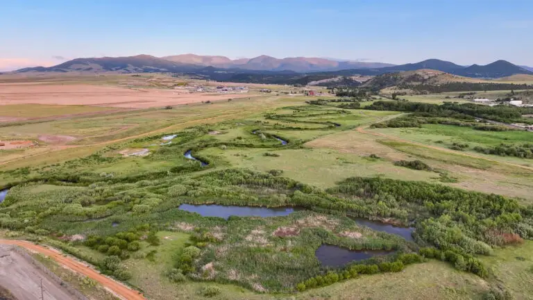 aerial photograph of Prickly Pear Park in East Helena